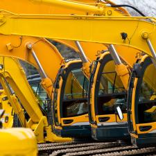 Heavy equipment washing